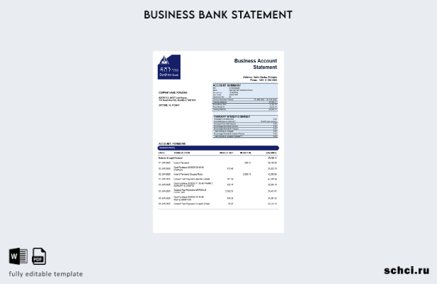 цифровая загрузка заявления компании Dashen Bank, шаблон в формате Word и PDF